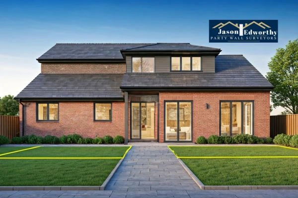 Home extension focusing on boundary line Brownhills
