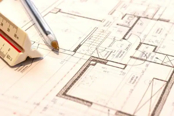 Image of architect Brownhills drawings